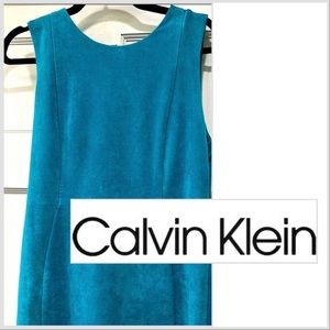 Calvin Klein faux suede dress 12